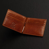 The Outsider – Geldklammer-Portemonnaie aus Vachetta-Leder - The Baltic Shop