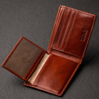 The Poetic Justice – Leder-Geldbörse aus Vachetta-Leder - The Baltic Shop