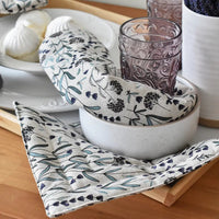 Topfuntersetzer aus Leinen mit Lavendel Motiv - The Baltic Shop