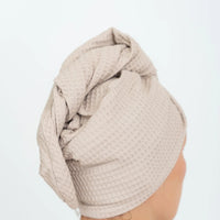 Turban für Sauna aus 100% Baumwolle