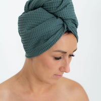 Turban für Sauna aus 100% Baumwolle