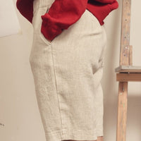 Unisex Shorts aus Leinen in Melange - The Baltic Shop
