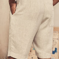 Unisex Shorts aus Leinen in Melange - The Baltic Shop