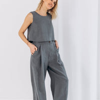 Weite Leinenhose "Elisa" - The Baltic Shop