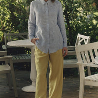 Willow Hose aus Leinen in Curry - The Baltic Shop