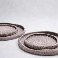 YUTORI Teller DUNE - organisches Steingut - The Baltic Shop