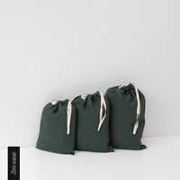 Zero Waste Leinenbeutel in 3 Größen, 3 Farben - The Baltic Shop