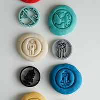 Ausstechformen für Knete "Space" - The Baltic Shop