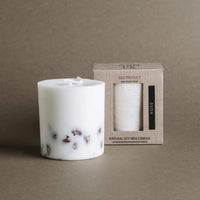 Bio Sojawachskerze - Rose - The Baltic Shop