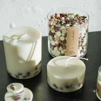 Bio Sojawachskerze - Rose - The Baltic Shop