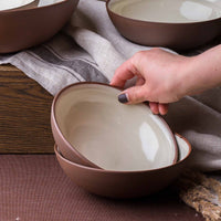 Earth Raw Suppenteller Teller aus Ton 0,6 L - The Baltic Shop
