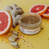 ERFRISCHENDER INGWER-GRAPEFRUIT KÖRPERPEELING - The Baltic Shop