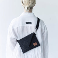 Gürteltasche aus recyceltem Filz - The Baltic Shop