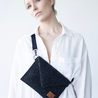 Gürteltasche aus recyceltem Filz - The Baltic Shop