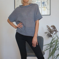 Kurzarmpullover aus Kidmohair und Seide - The Baltic Shop