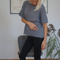 Kurzarmpullover aus Kidmohair und Seide - The Baltic Shop