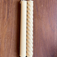 Set von 2 Stabkerzen aus Soja und Raps Wachs - The Baltic Shop