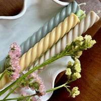 Set von 2 Stabkerzen aus Soja und Raps Wachs - The Baltic Shop