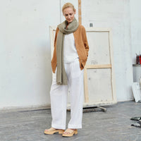 Unisex Leinenschal mit Pusteblumenmuster - The Baltic Shop