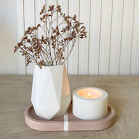 Vase in geometrischer Form für getrocknete Blumen - The Baltic Shop