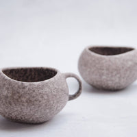 YUTORI Tasse und Untertasse "Home" - organisches Steingut