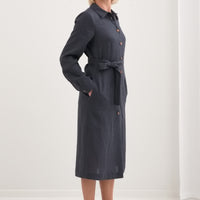 Leinenkleid mit lange Ärmel "Una" AW26