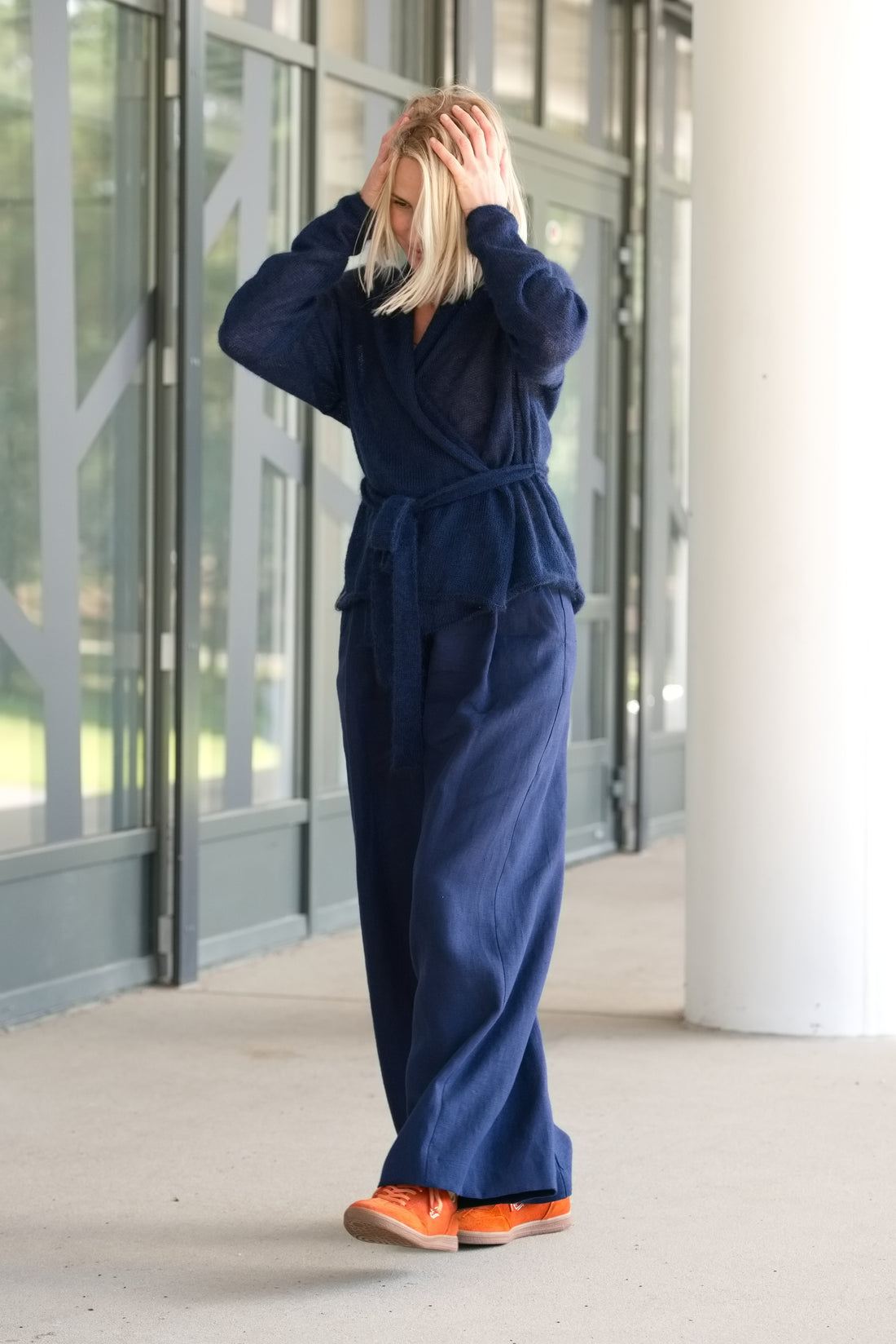 Weite Leinenhose "Elisa" in 4 Farben AW26