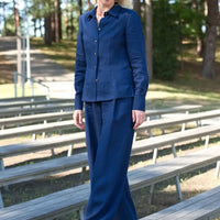 Weite Leinenhose "Elisa" in 4 Farben AW26