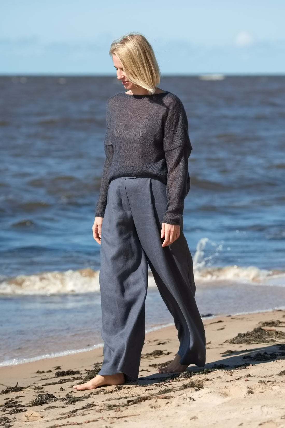 Mohair-Seide Pullover in 5 Farben