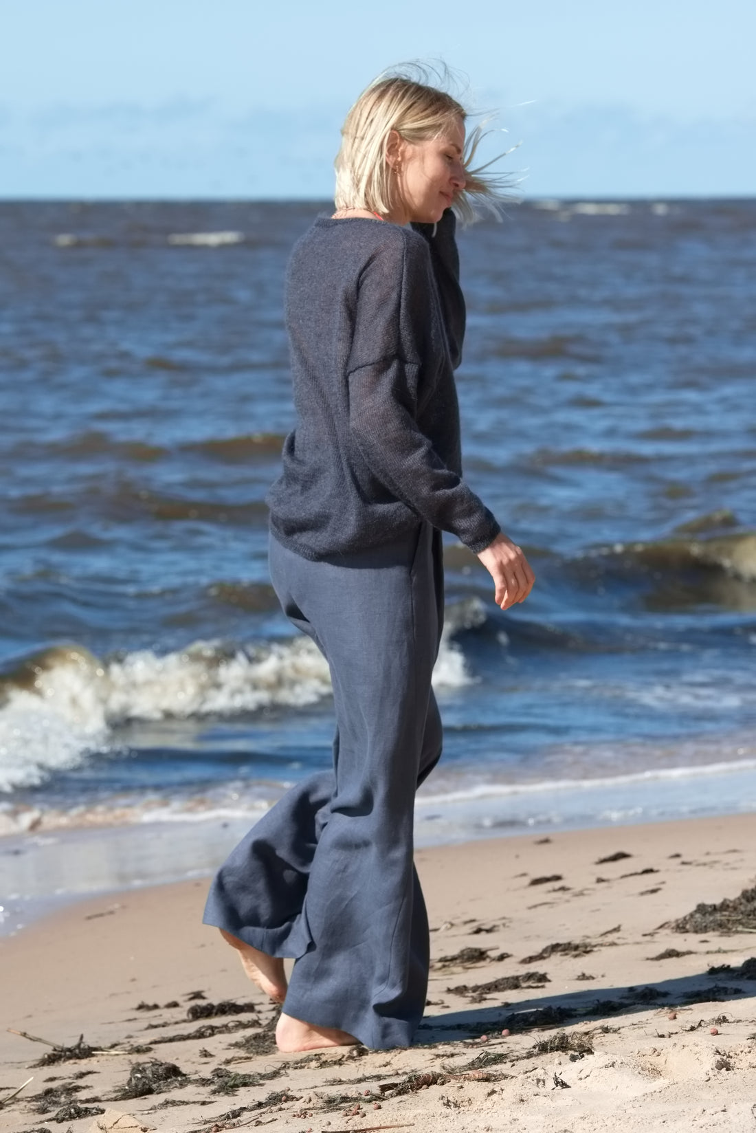 Mohair-Seide Pullover in 5 Farben