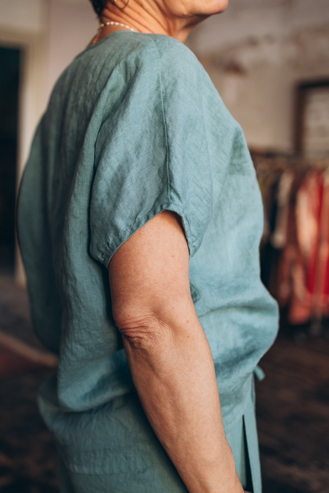 Leinenhose mit weiter Silhouette "Laima"