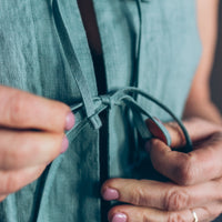 Ärmelloser Top aus Leinen "Luise"