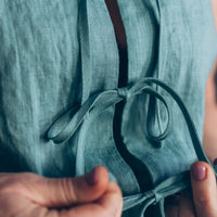 Ärmelloser Top aus Leinen "Luise"