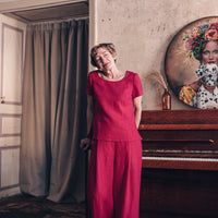 Weite Leinenhose "Elisa"