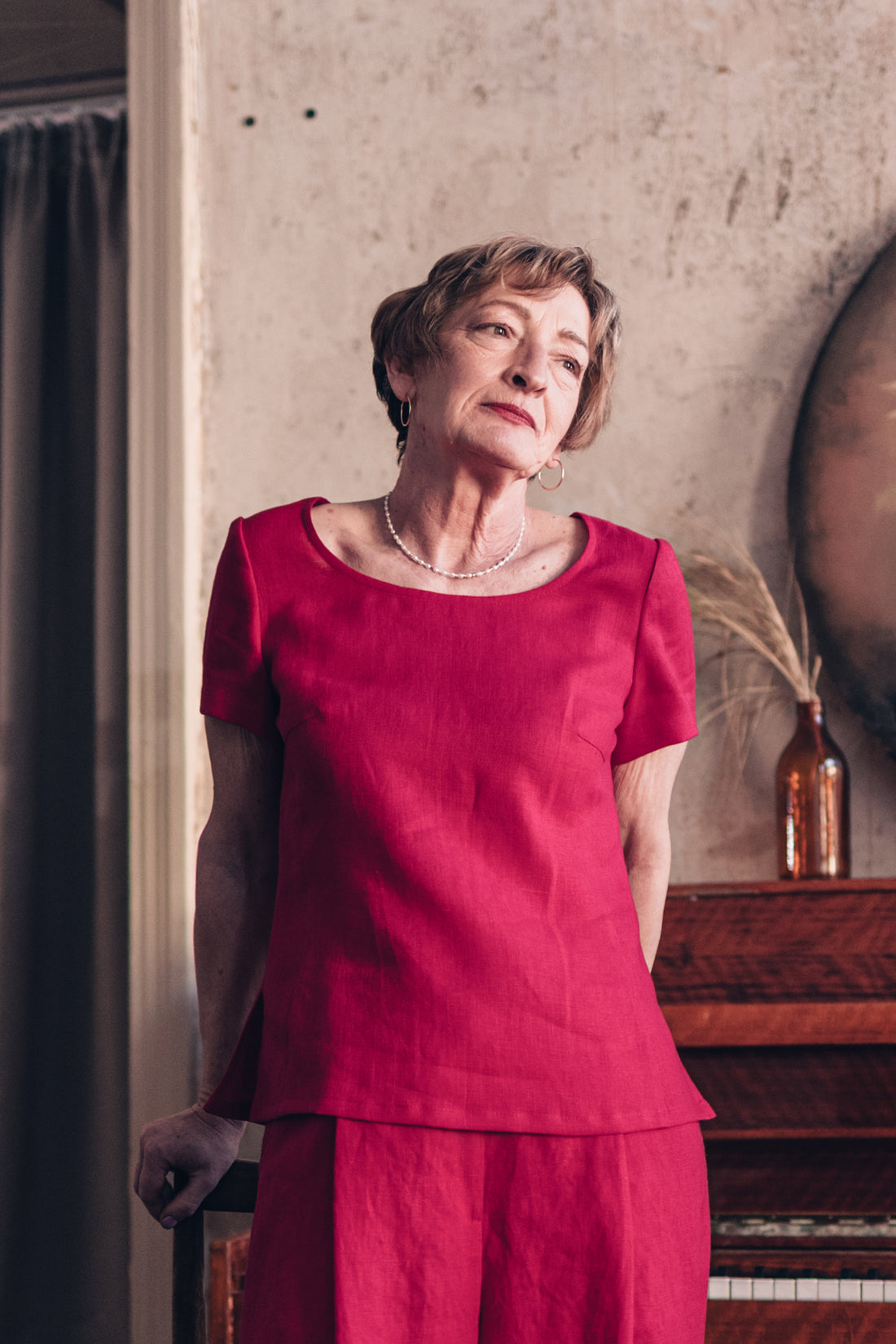 Klassischer Leinentop "Elin"