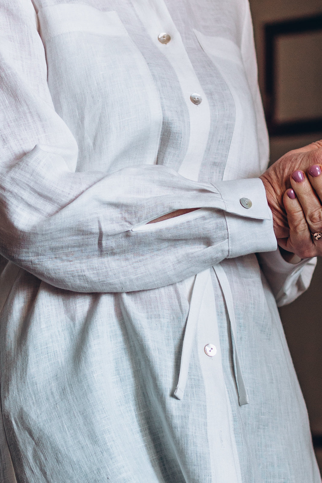 Leinen-Hemdkleid "Gaida"