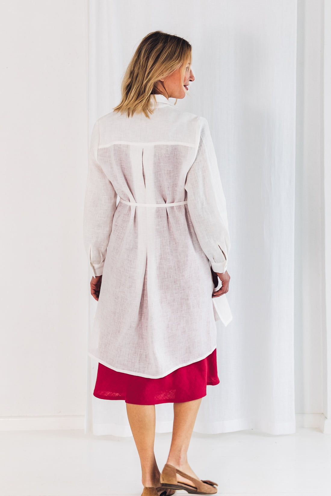 Leinen-Hemdkleid "Gaida"