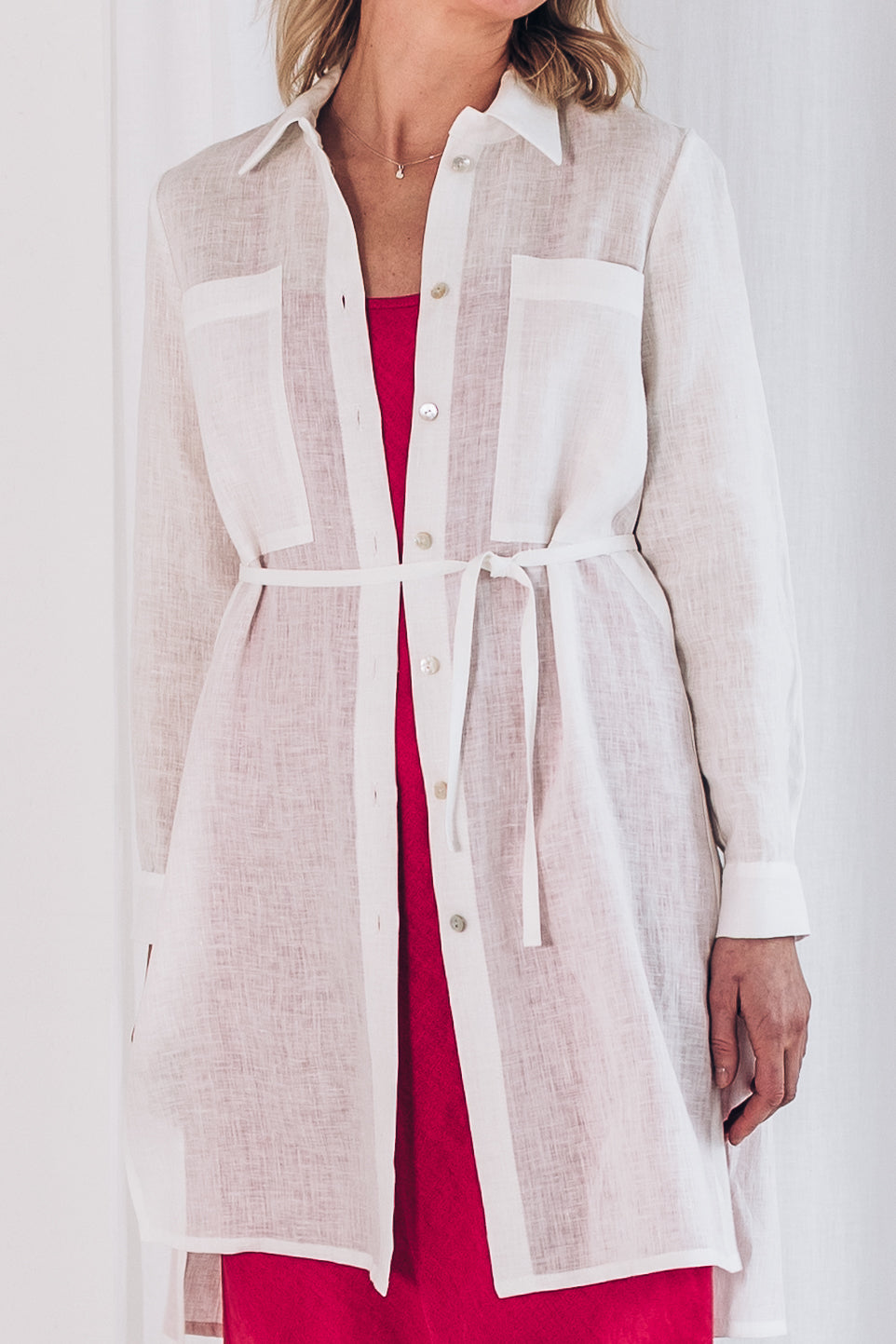 Leinen-Hemdkleid "Gaida"