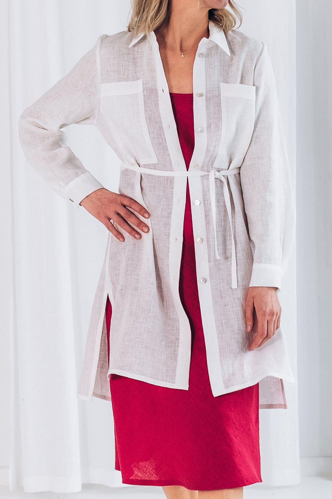 Leinen-Hemdkleid "Gaida"