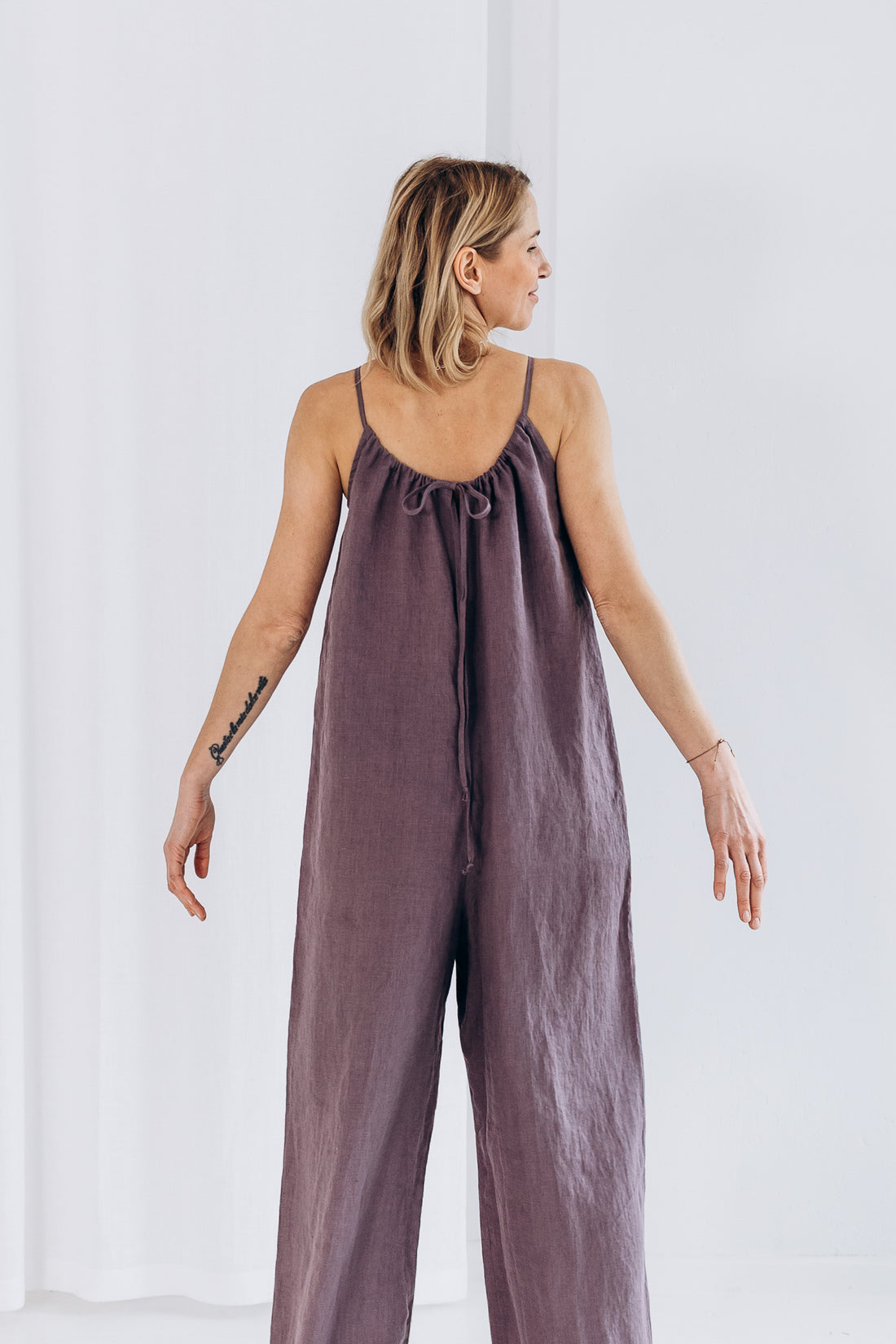 Overall aus leichten Leinen "Paula"