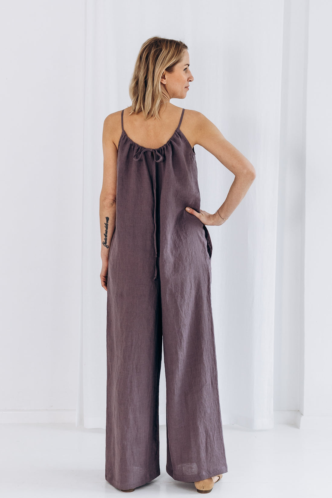 Overall aus leichten Leinen "Paula"