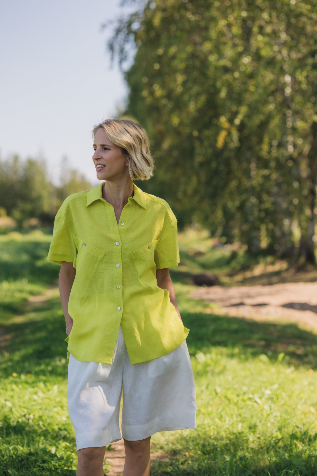 Leinenbermudas "Ilse"