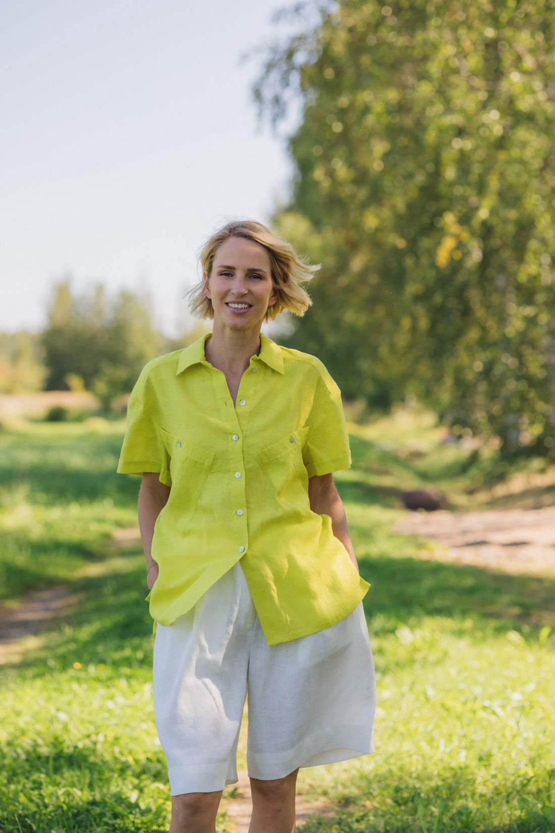 Leinenbermudas "Ilse"