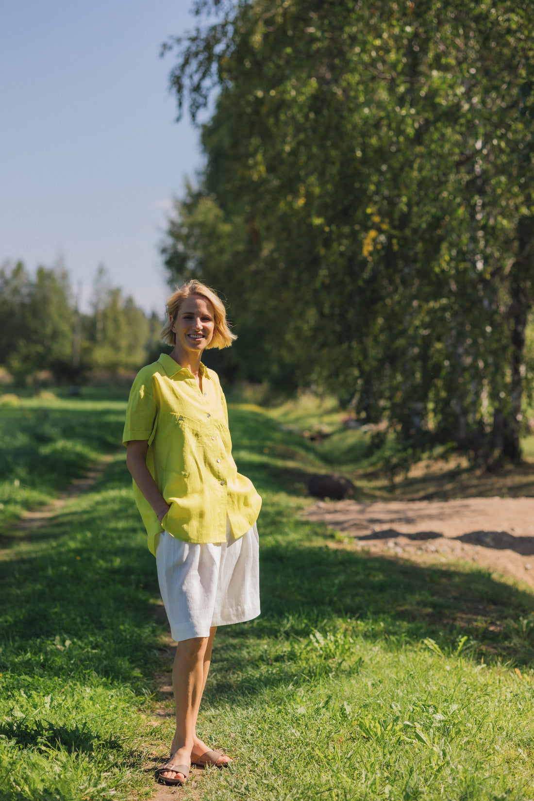 Leinenbermudas "Ilse"