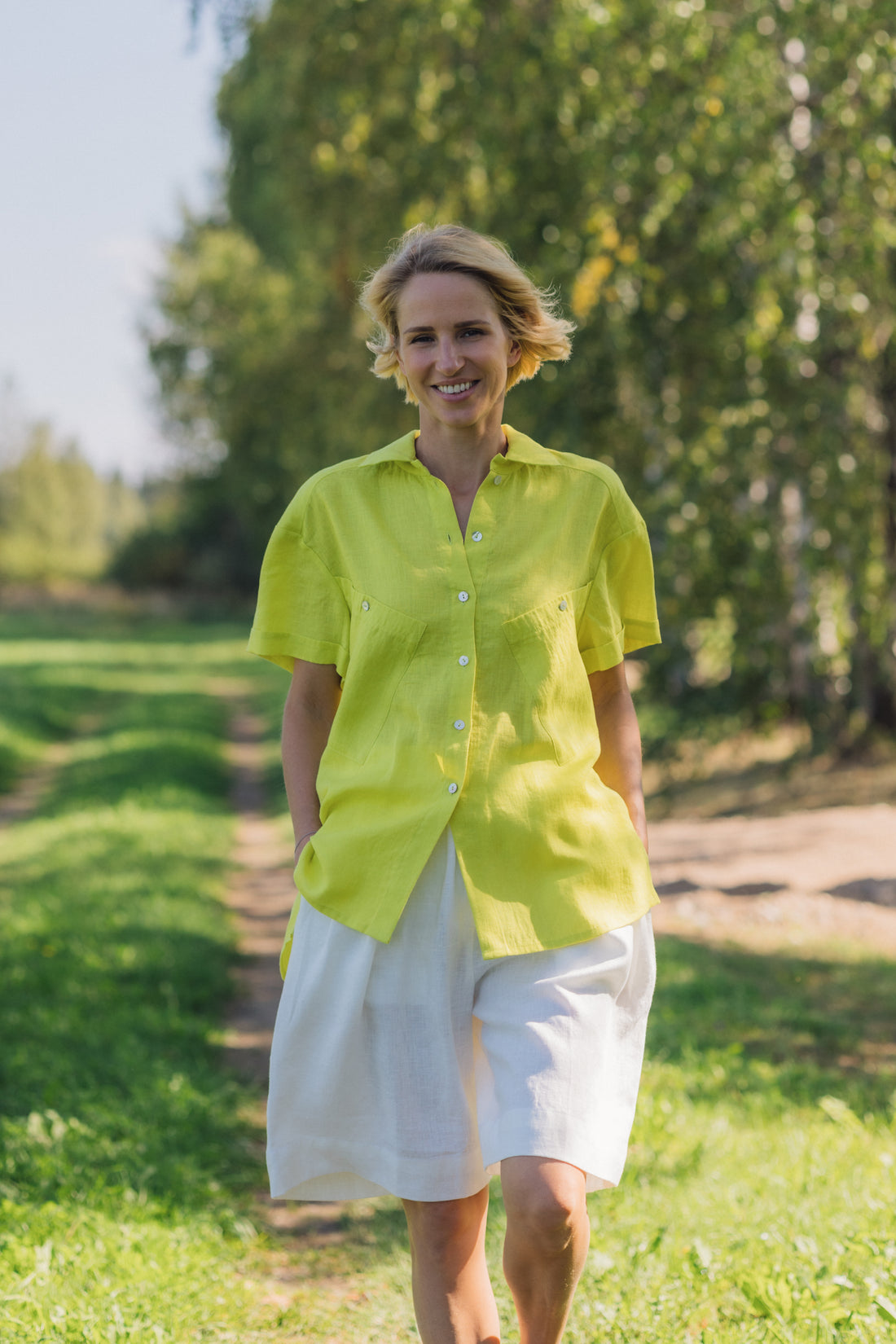 Leinenbermudas "Ilse"