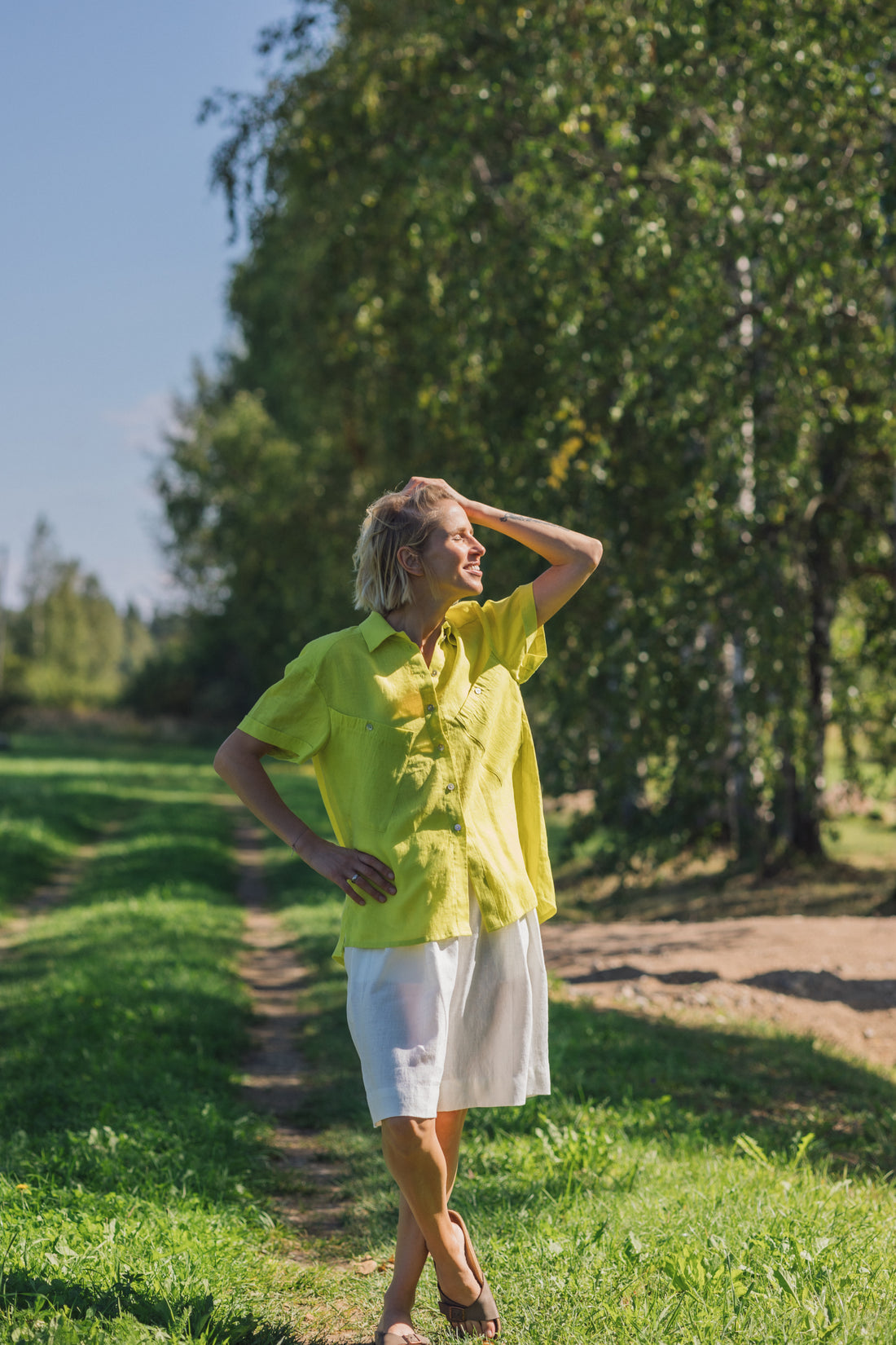 Leinenbermudas "Ilse"