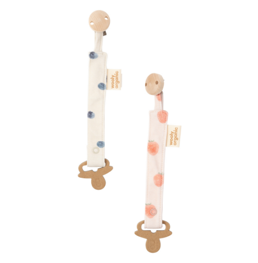 Schnuller Clip aus Baumwolle in 2 Farben