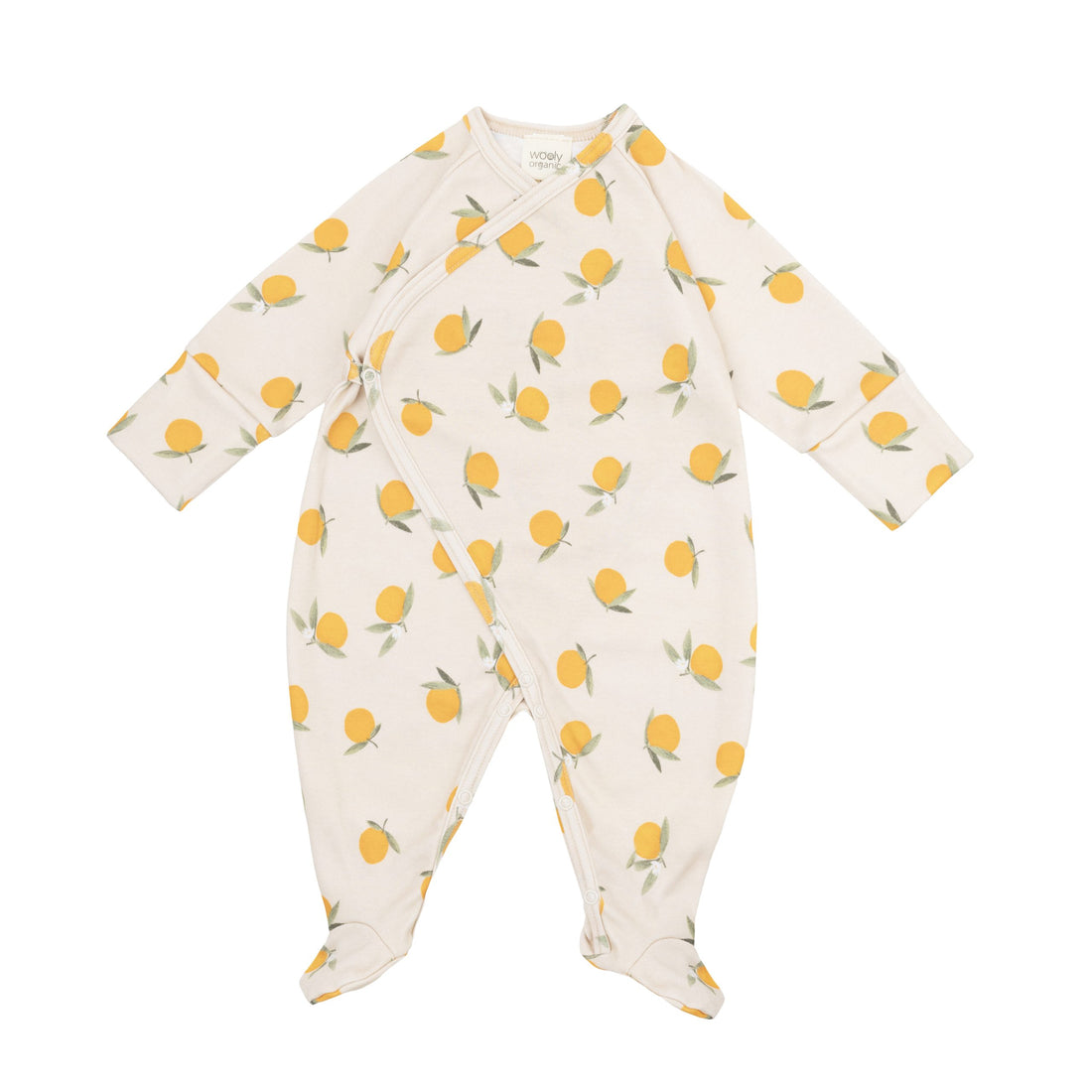 Wrap Pyjama aus Bio Baumwolle in 3 Farben