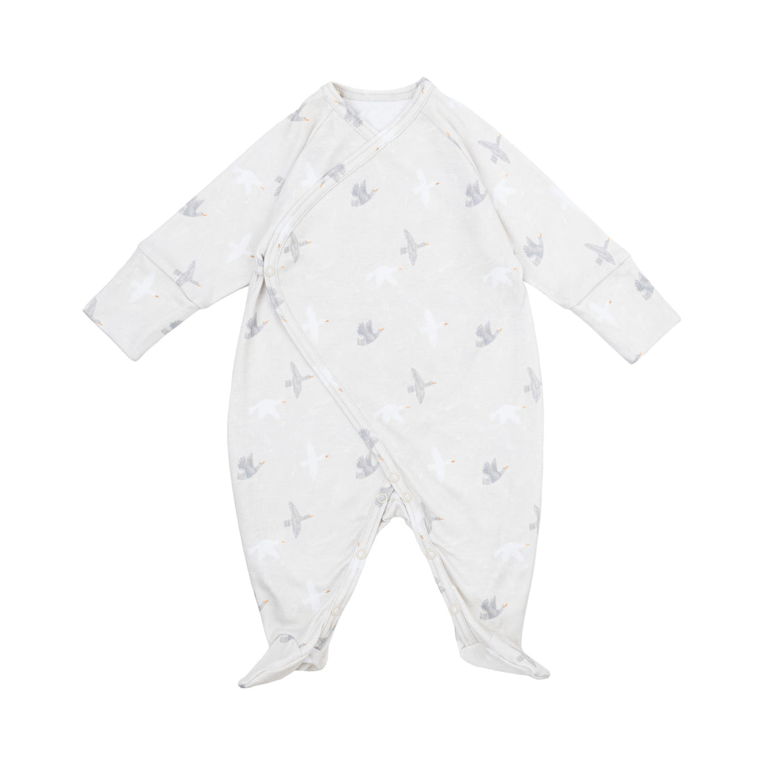 Wrap Pyjama aus Bio Baumwolle in 3 Farben