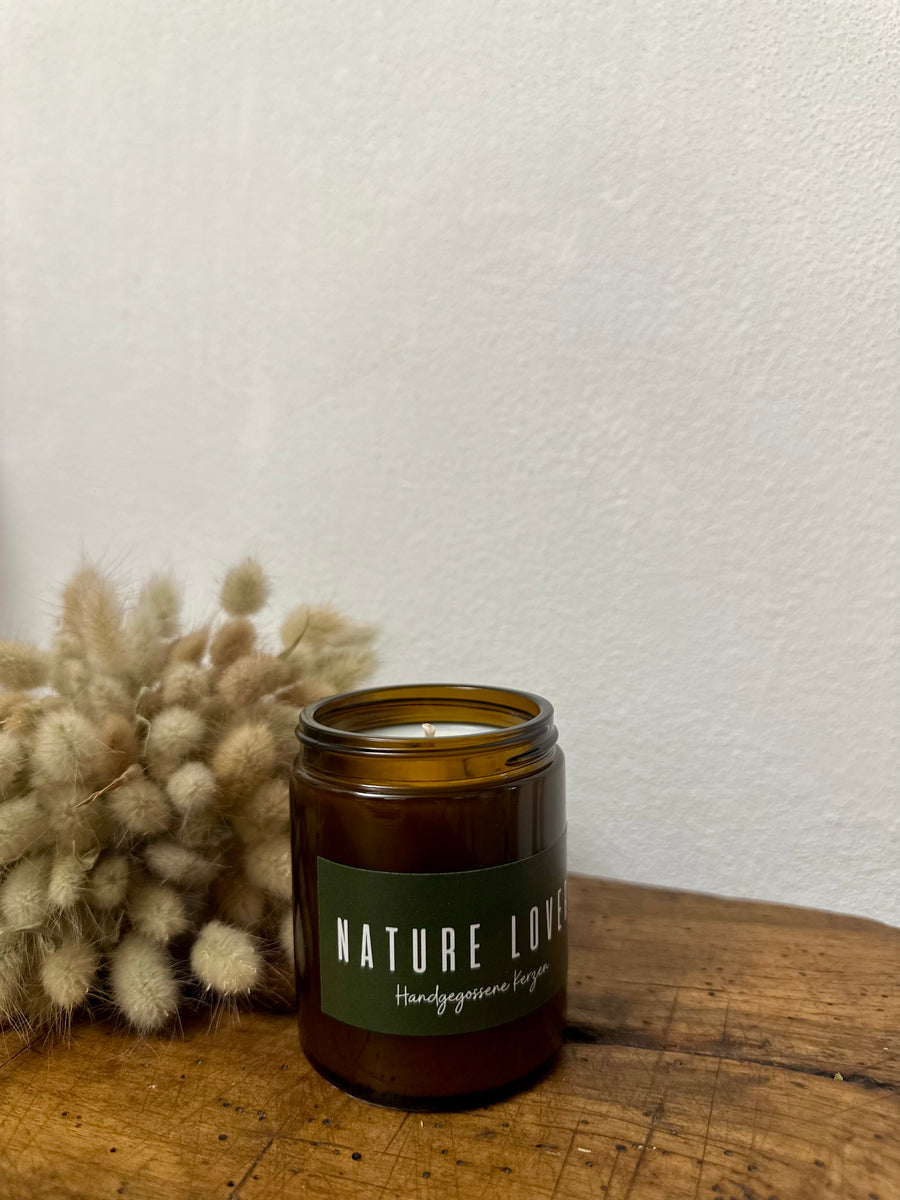 Kerze im Glas "Herbstwald"